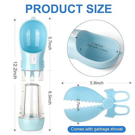 4 in 1 Portable Pet Bottle