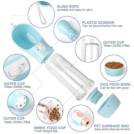 4 in 1 Portable Pet Bottle