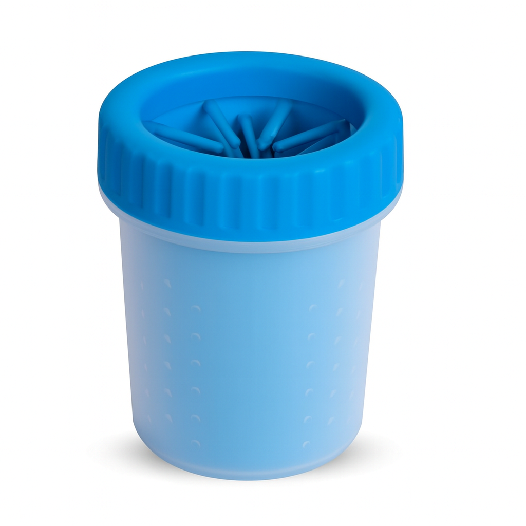 Enhanced pet paw cleaning cup